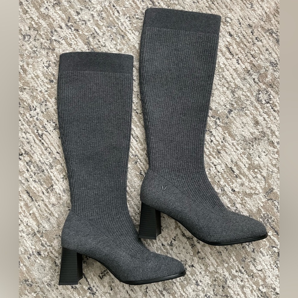VIVAIA Tessa Pro Boots Knee High Water Repellent Wool Pro 38.5 Gray - Picture 3 of 14